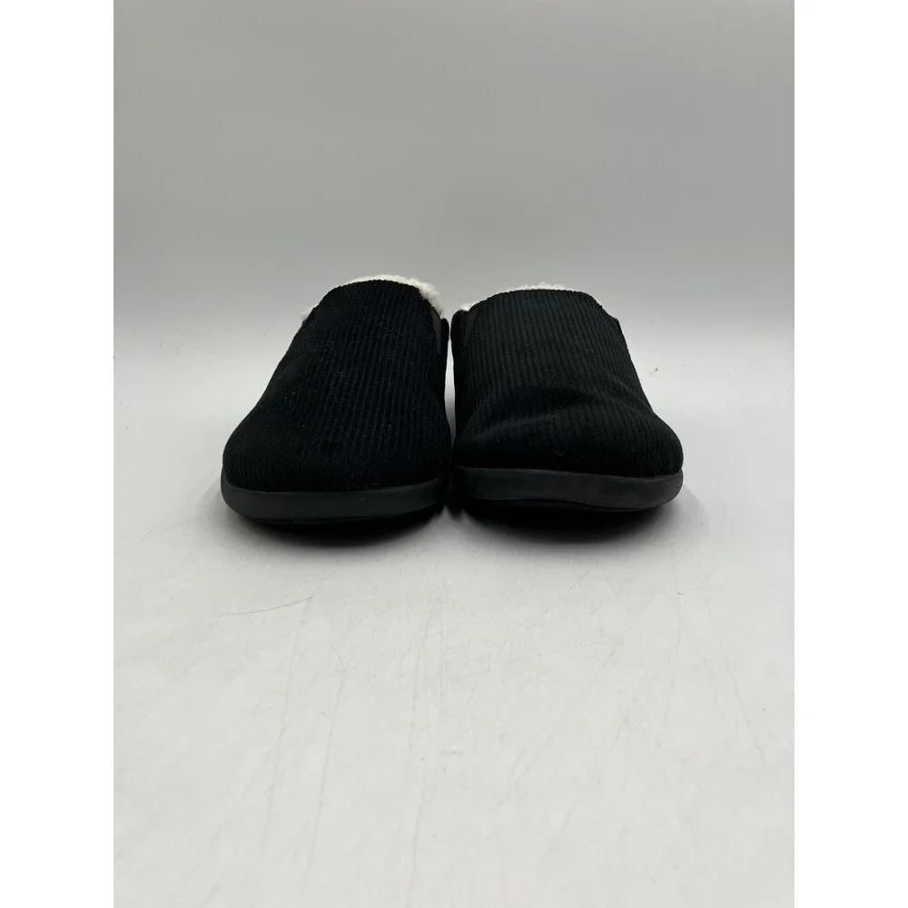 NEW Waco Dundee Corduroy Men's Slippers Black US Size 8 MEDIUM